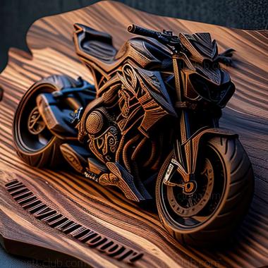 3D модель Yamaha MT 09 SP (STL)